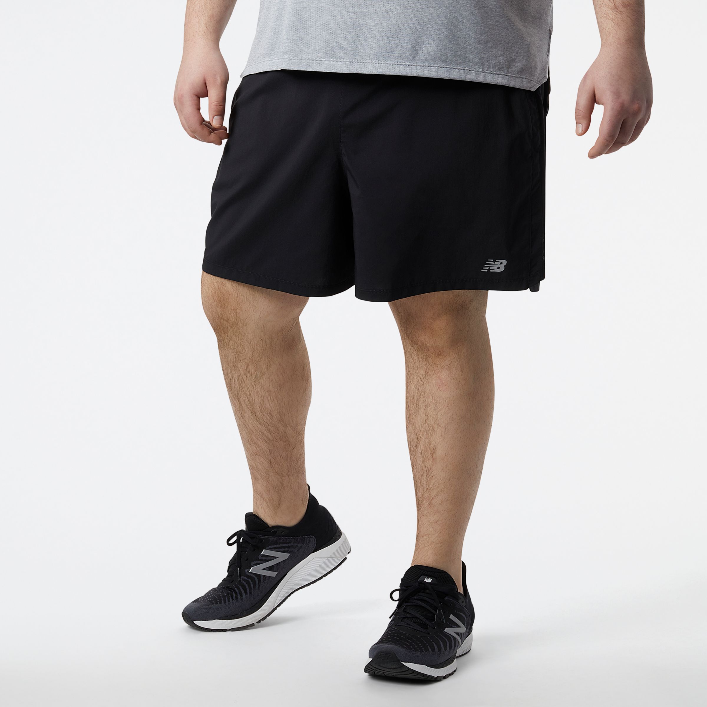 

New Balance Men's Accelerate 5 Inch Short Black - Black