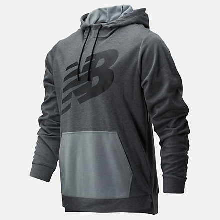 New Balance Tenacity Lightweight Pullover Hoodie, MT01004AG image number null