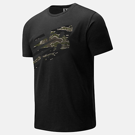 NB Graphic Heathertech T-Shirt, MT01071BM image number null