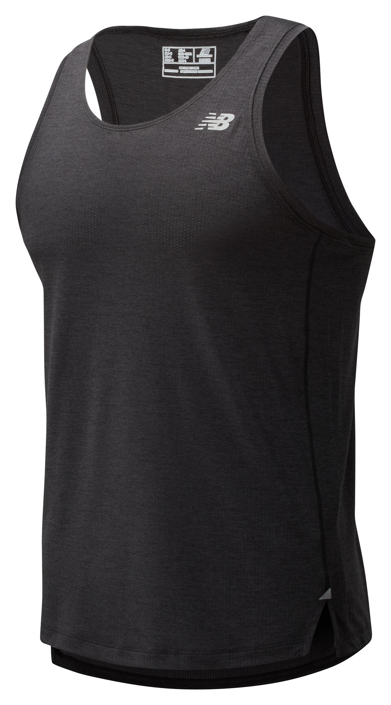 new balance men's tempo running singlet