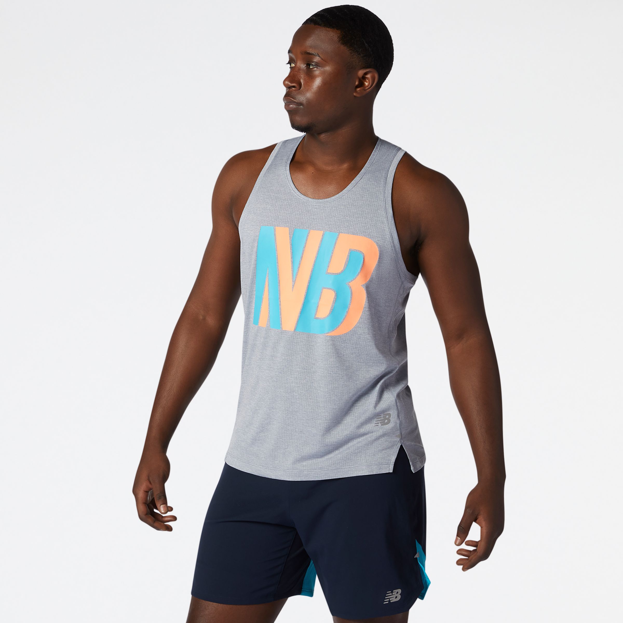 Printed Impact Run Singlet