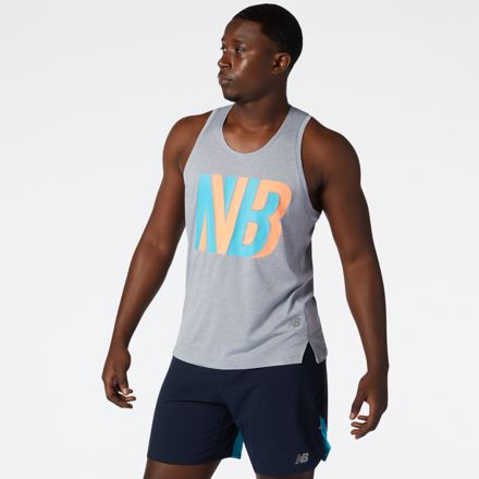Printed Impact Run Singlet