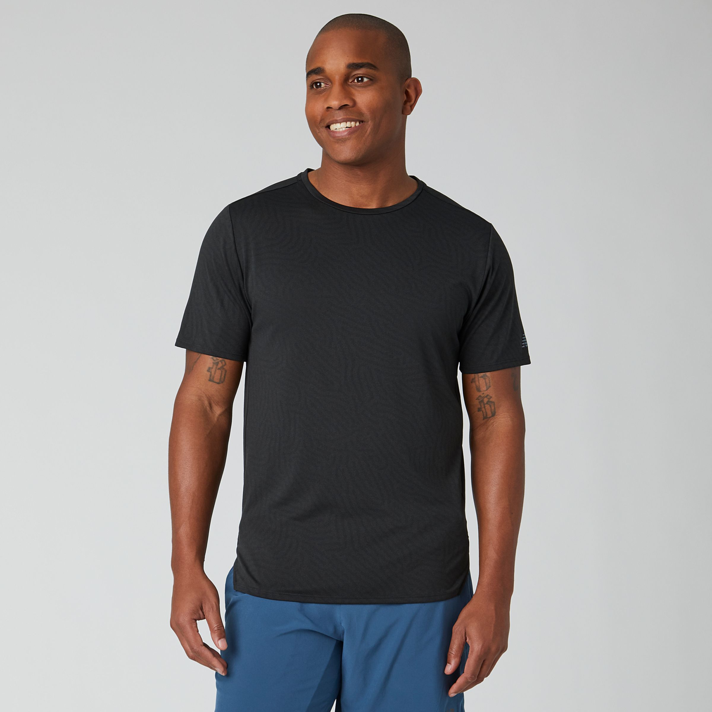 new balance q speed short sleeve