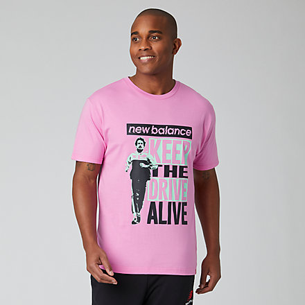 New Balance T-Shirt Essentials Lofi Keep The Drive Alive, MT01555CYK image number null