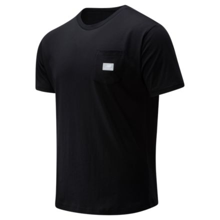 Black discount pocket tee