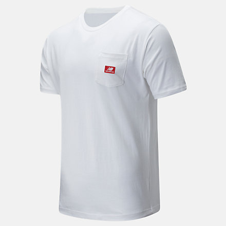 New Balance NB Athletics Pocket T-Shirt, MT01567WT image number null