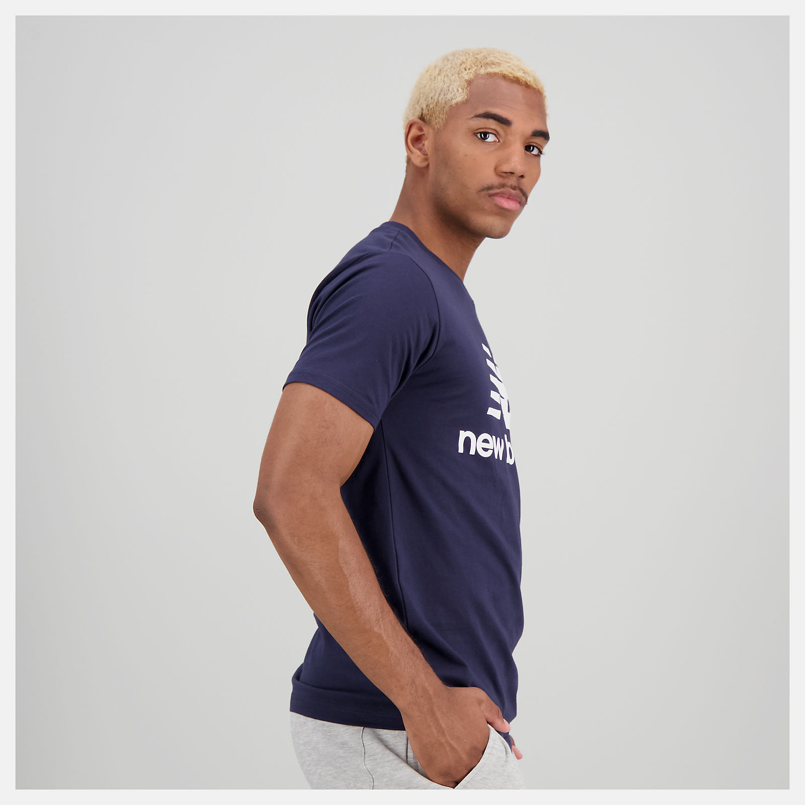 NB Essentials Stacked Logo Tee - Joe's New Balance Outlet
