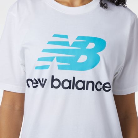 Essentials Stacked Logo Tee Lifestyle Hombre - New Balance