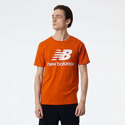 New Balance NB Essentials Stacked Logo Tee, MT01575VTO image number null
