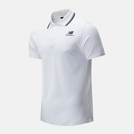 New Balance NB Classic Short Sleeve Polo, MT01983WT image number null