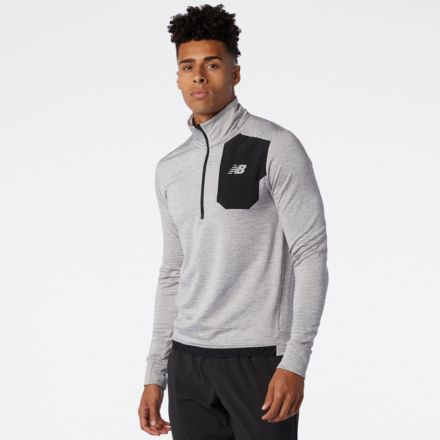 new balance impact run grid back half zip