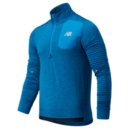 NB NB Heat Grid Half Zip, MT03255WBH