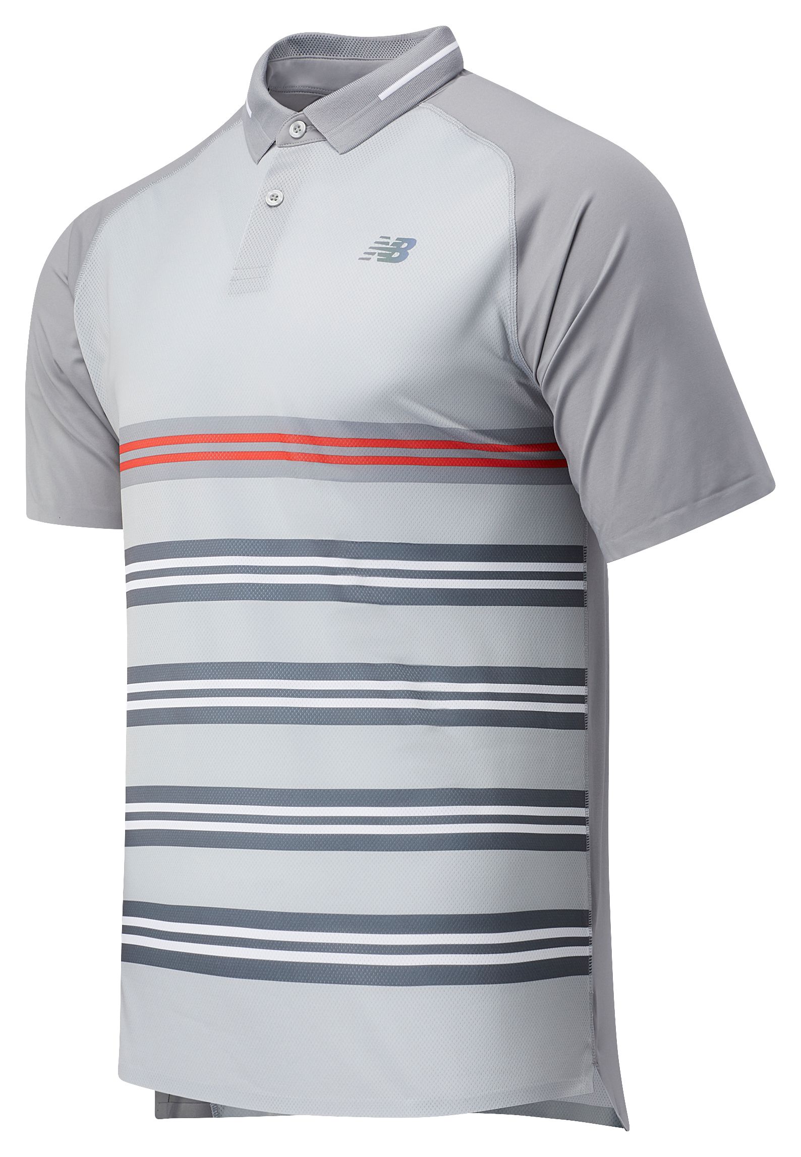 Men's Printed Tournament Polo T-Shirt - New Balance