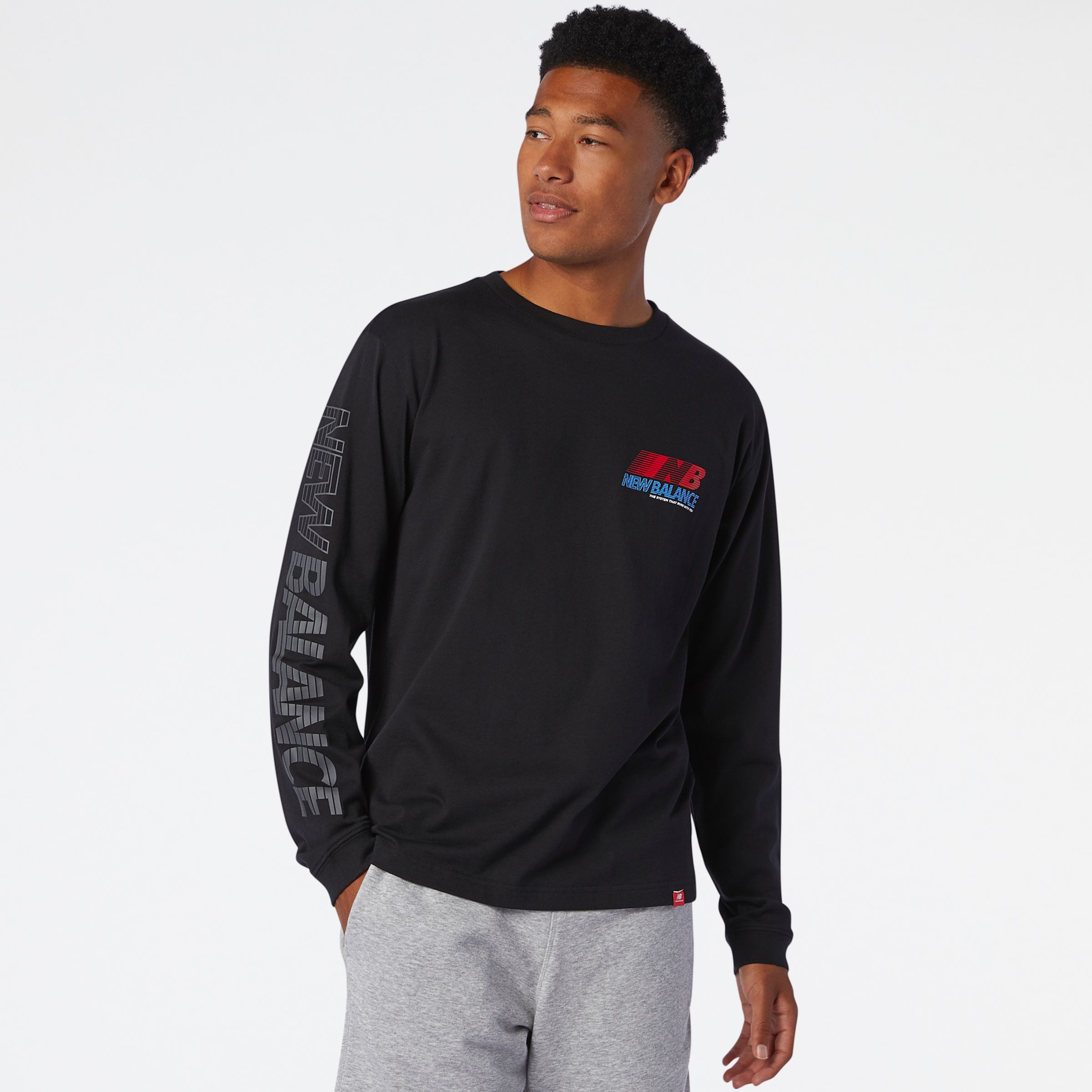 new balance long sleeve tech tee