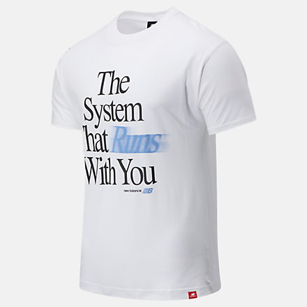 New Balance Essentials System Tee, MT03512WT image number null