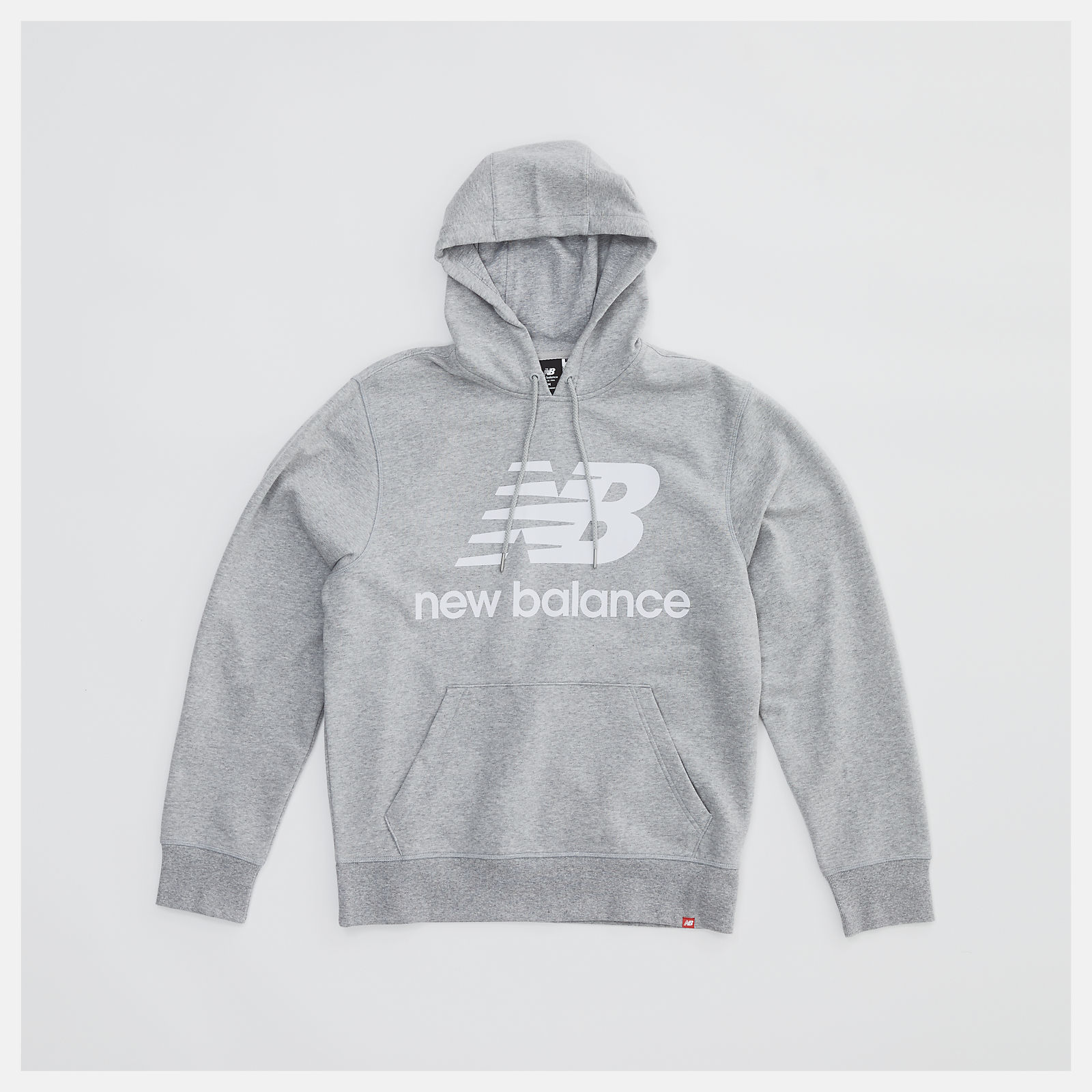 Herren NB Essentials Stacked Logo Po Kapuzenpullover - New Balance