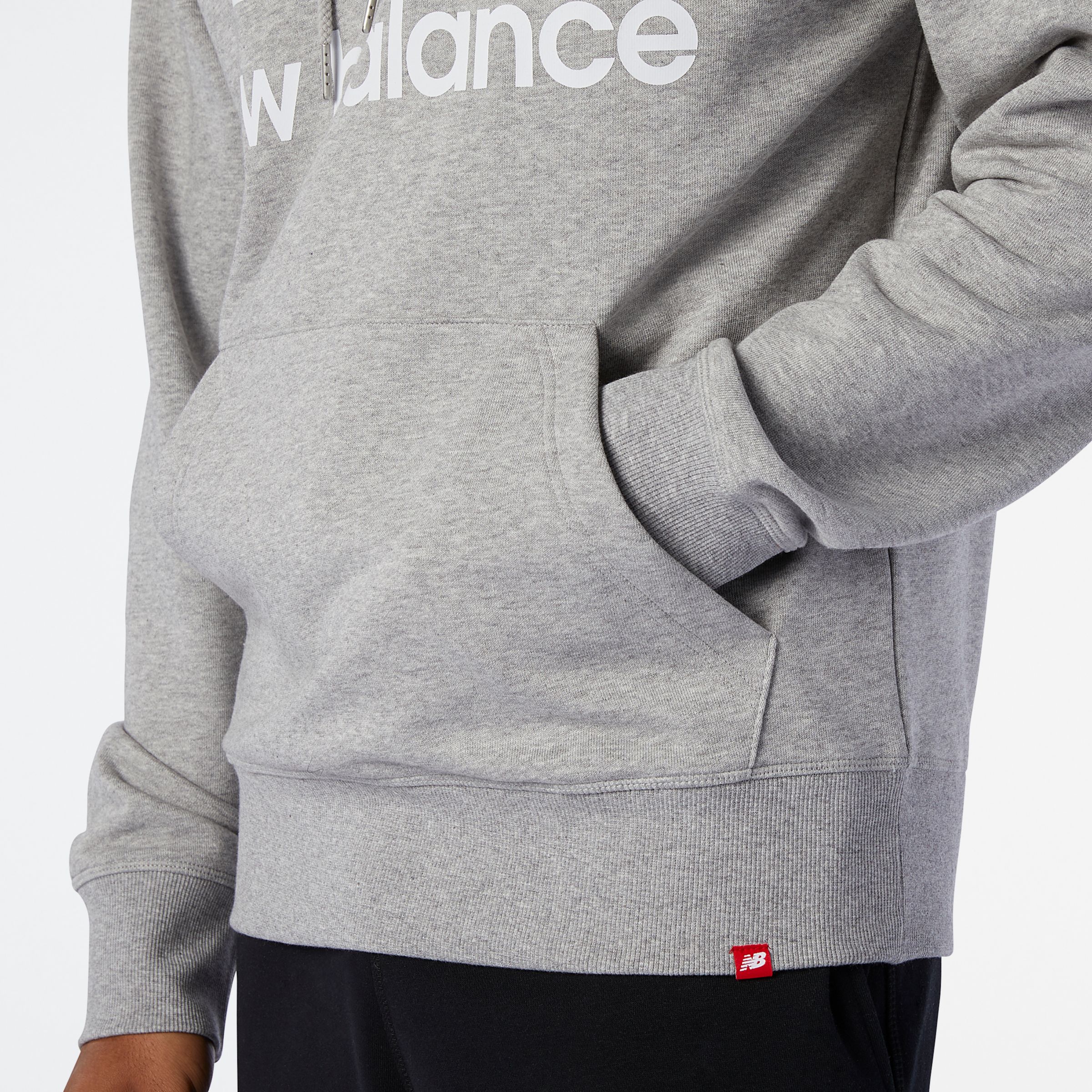 essentials nb logo hoodie