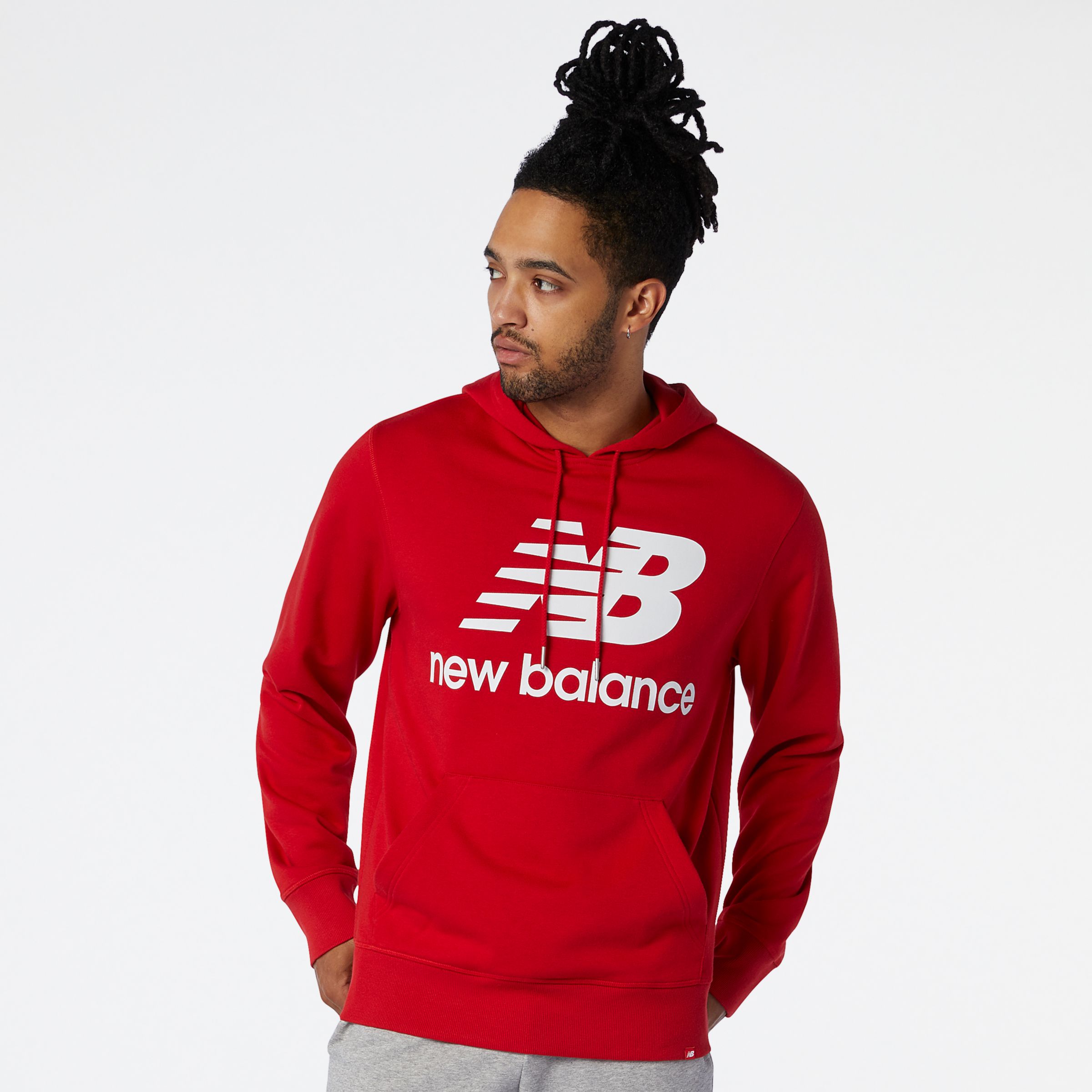 new balance logo hoodie
