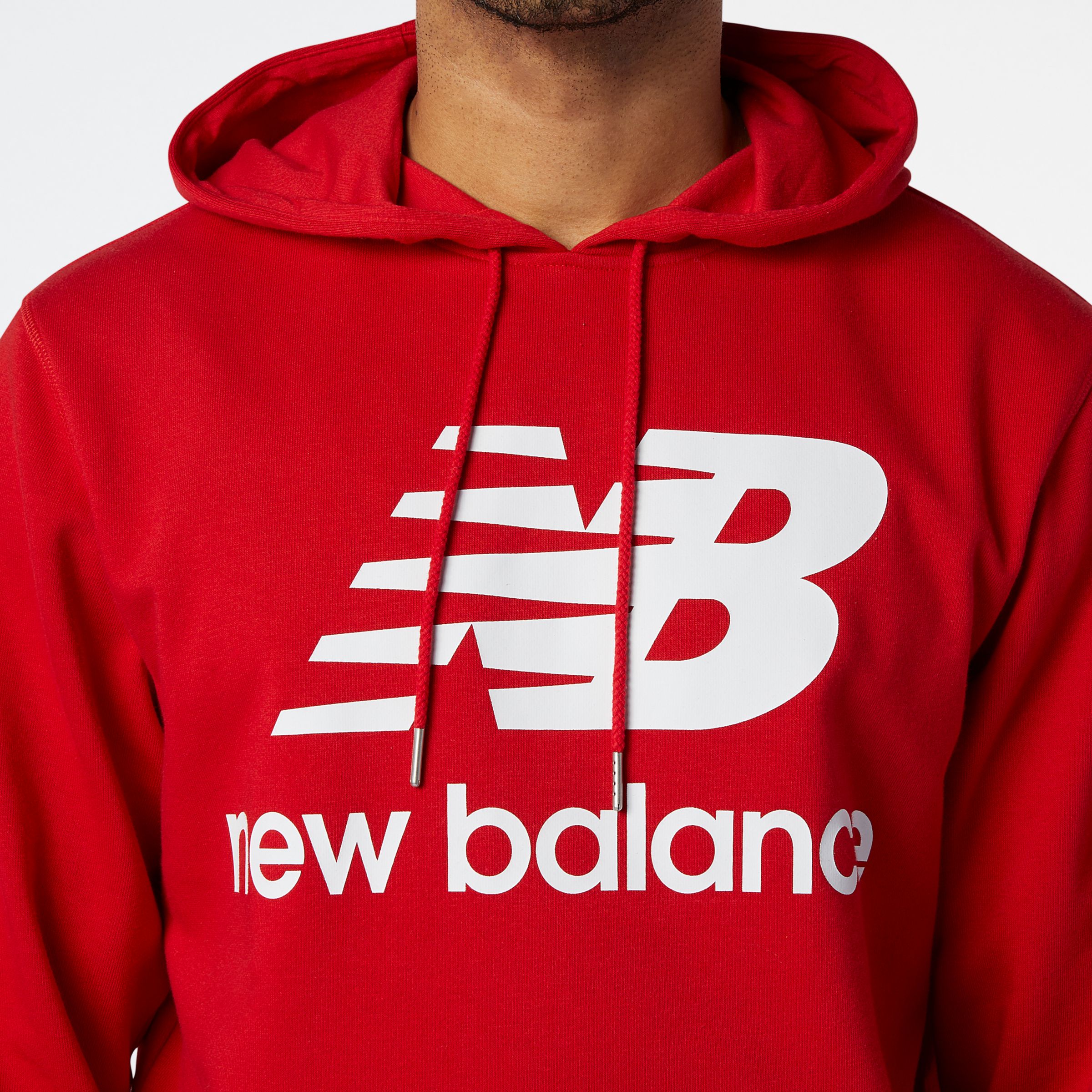 essentials nb logo hoodie