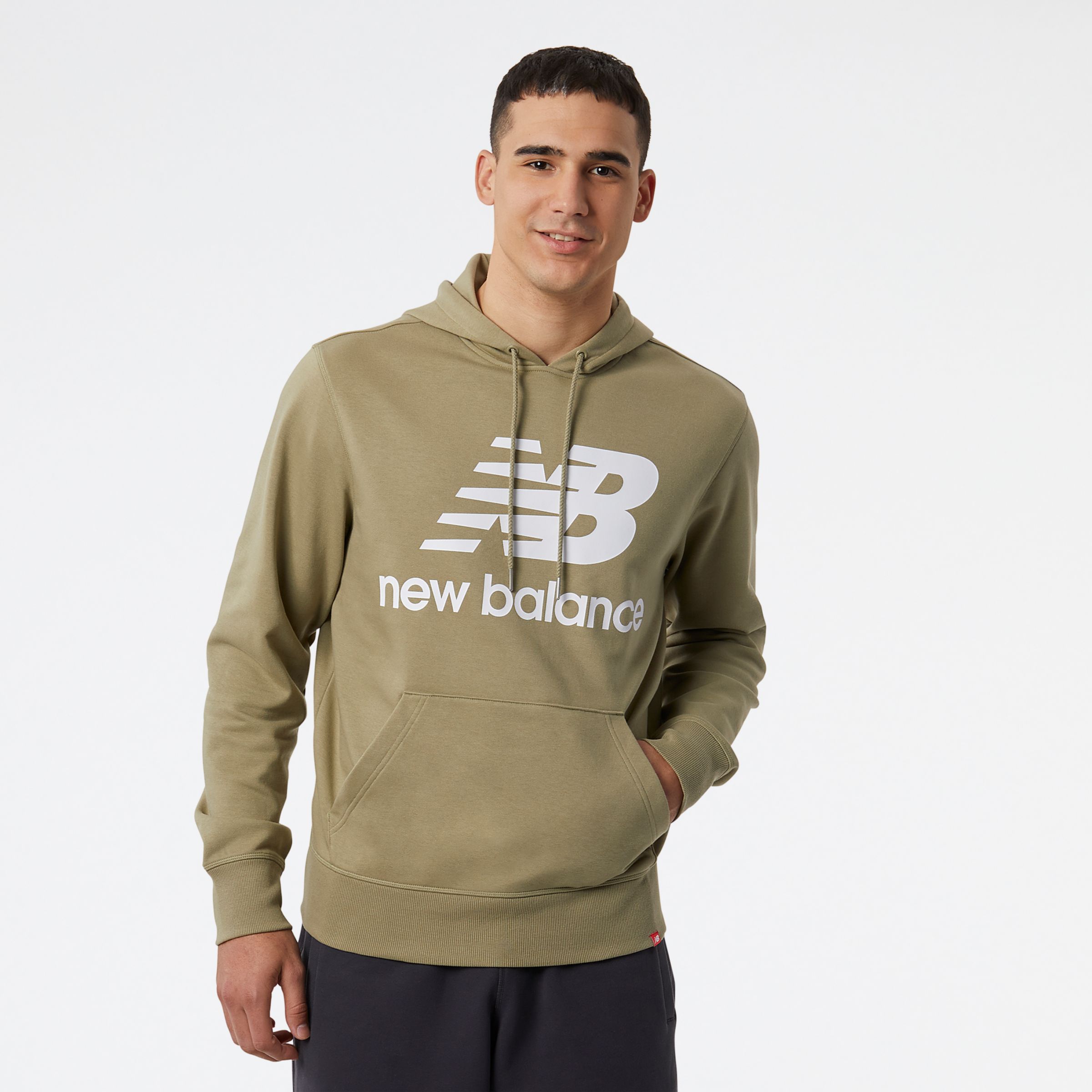 

New Balance Men's NB Essentials Pullover Hoodie Green - Green