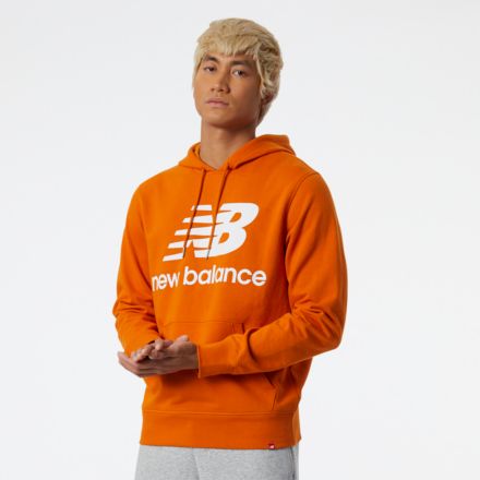 New Balance Essentials Stacked Logo Pullover Hoodie Men's Medium