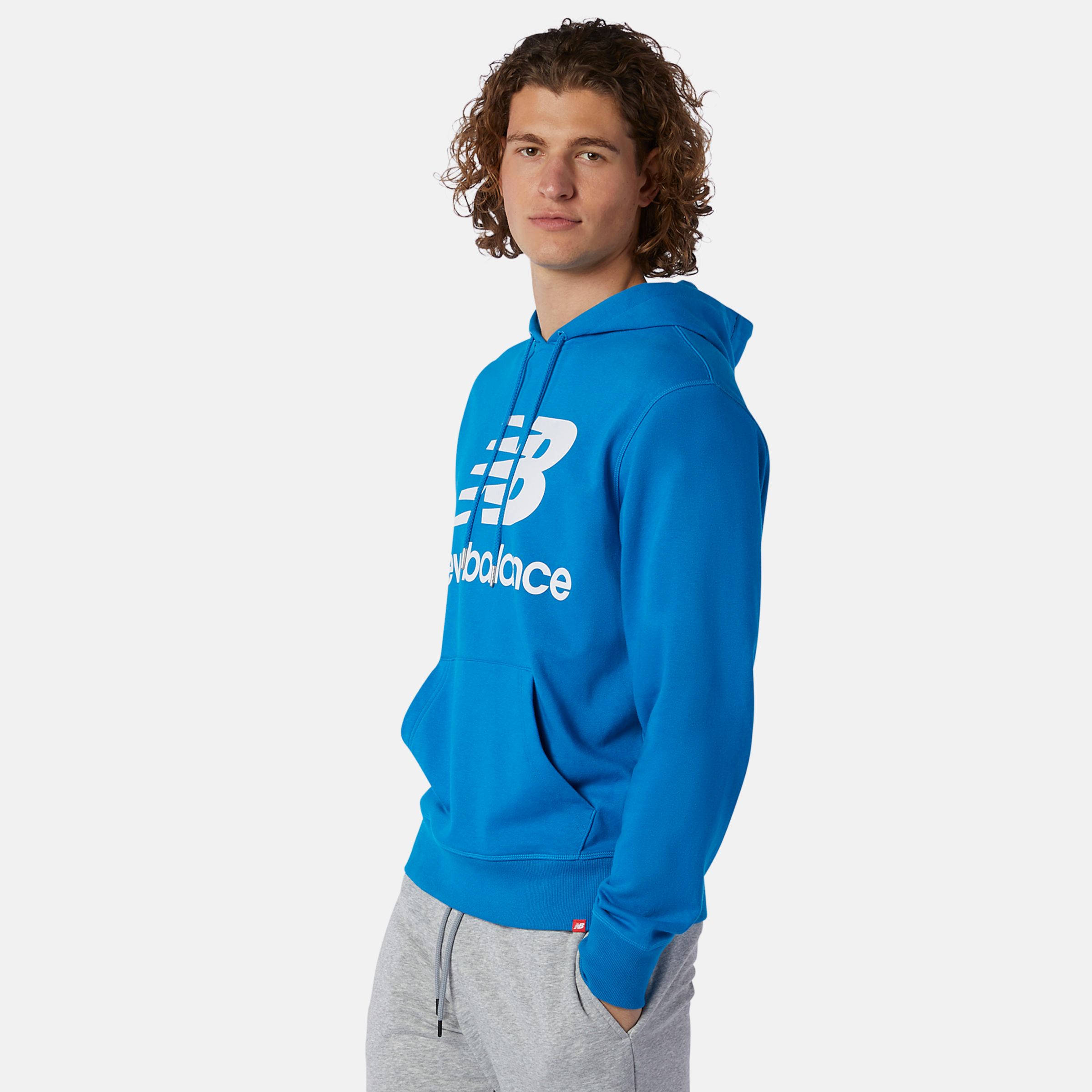 new balance logo hoodie