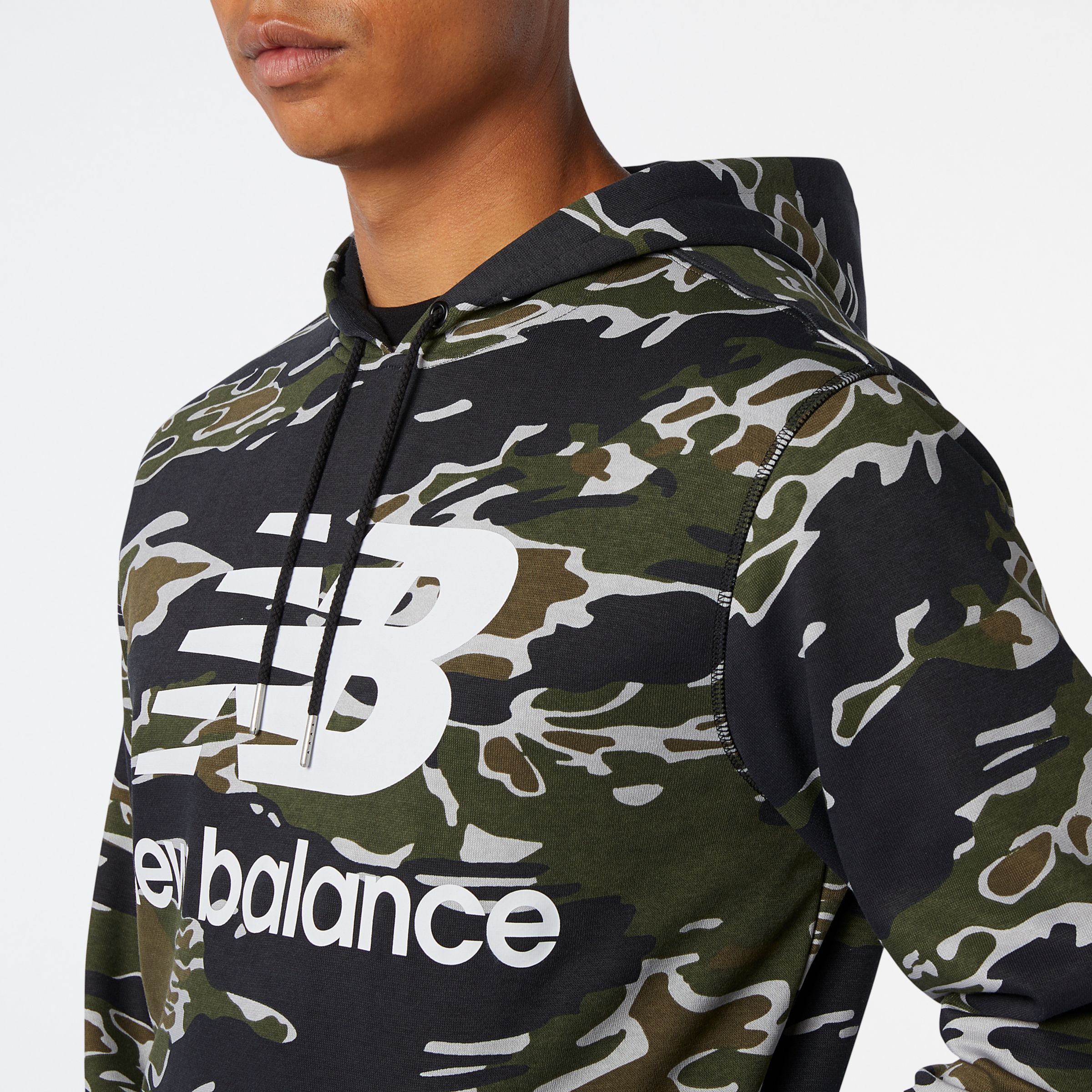 new balance camo hoodie