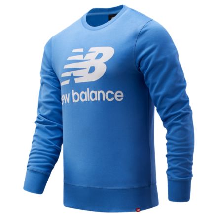 New Balance NB Essentials Stacked Logo Crew, MT03560FCB