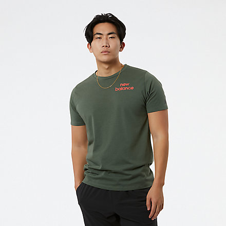 New Balance Graphic Heathertech T-Shirt, MT11071DON image number null