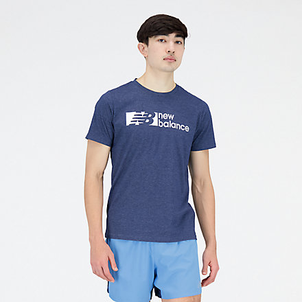 New Balance Graphic Heathertech T-Shirt, MT11071NNY image number null