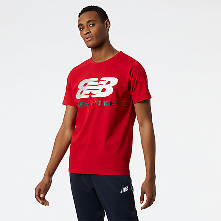 New Balance Graphic Heathertech T-Shirt, MT11071RBK image number null