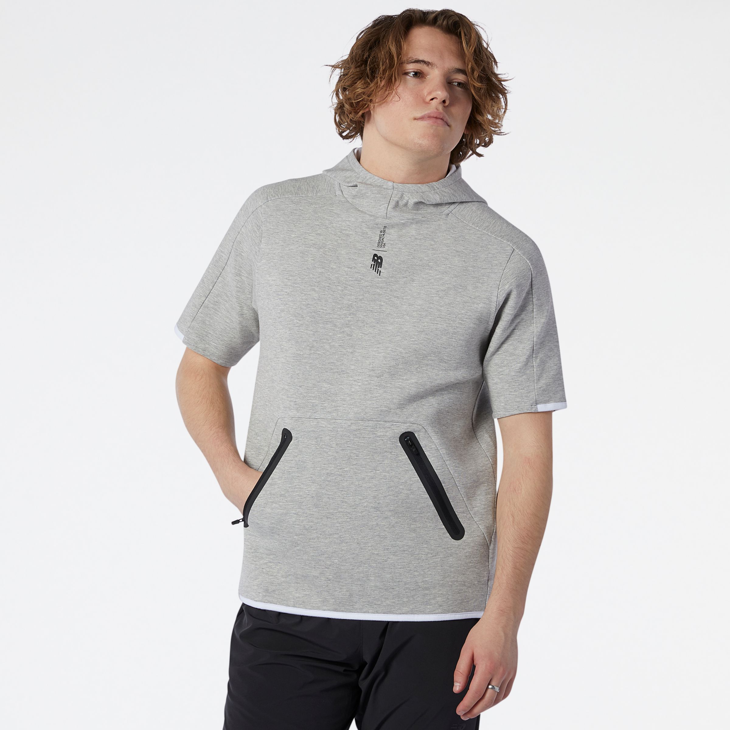 New balance cheap short sleeve hoodie