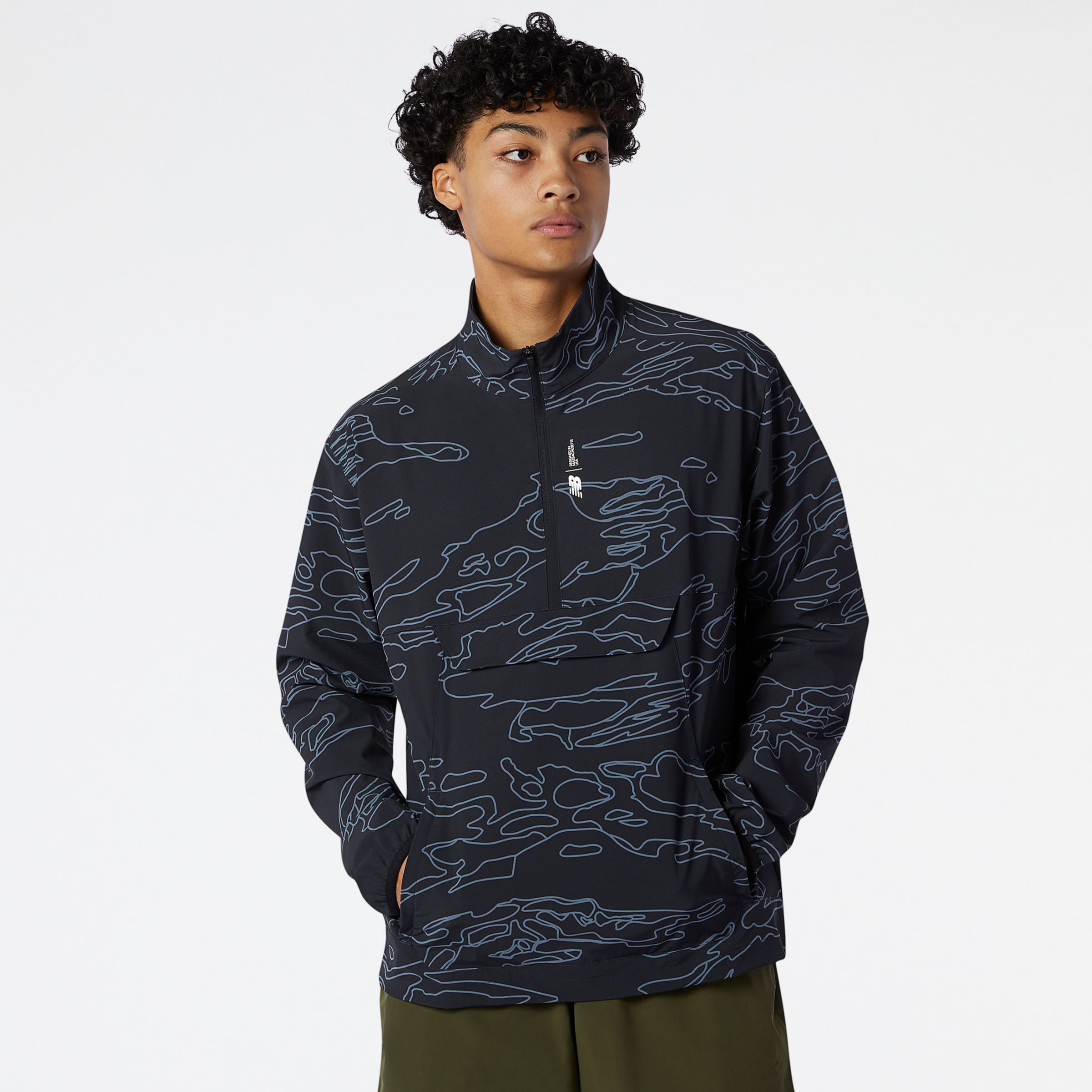 New Balance Men's Fortitech Printed Woven Pullover - (Size S M L XL)