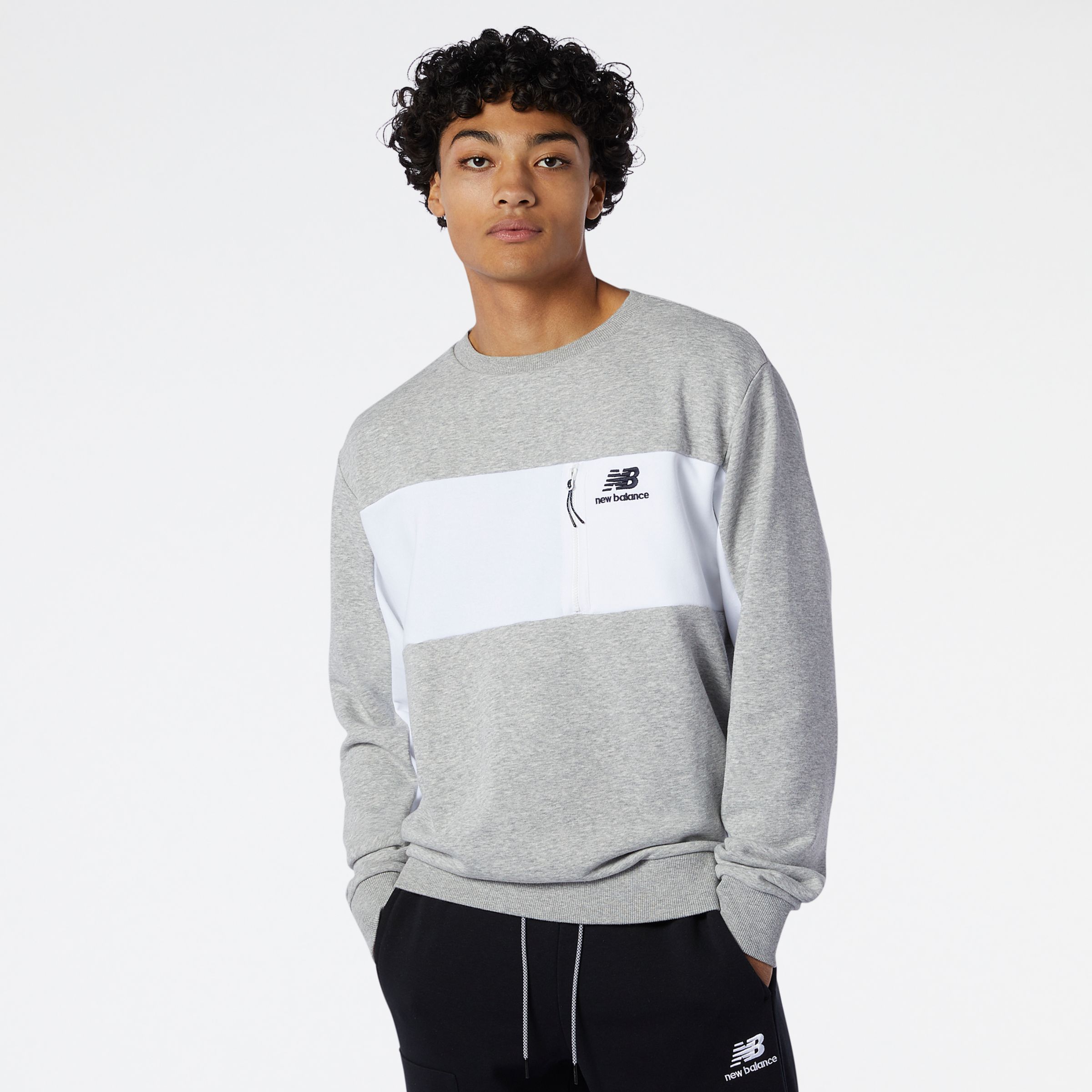 new balance long sleeve mens