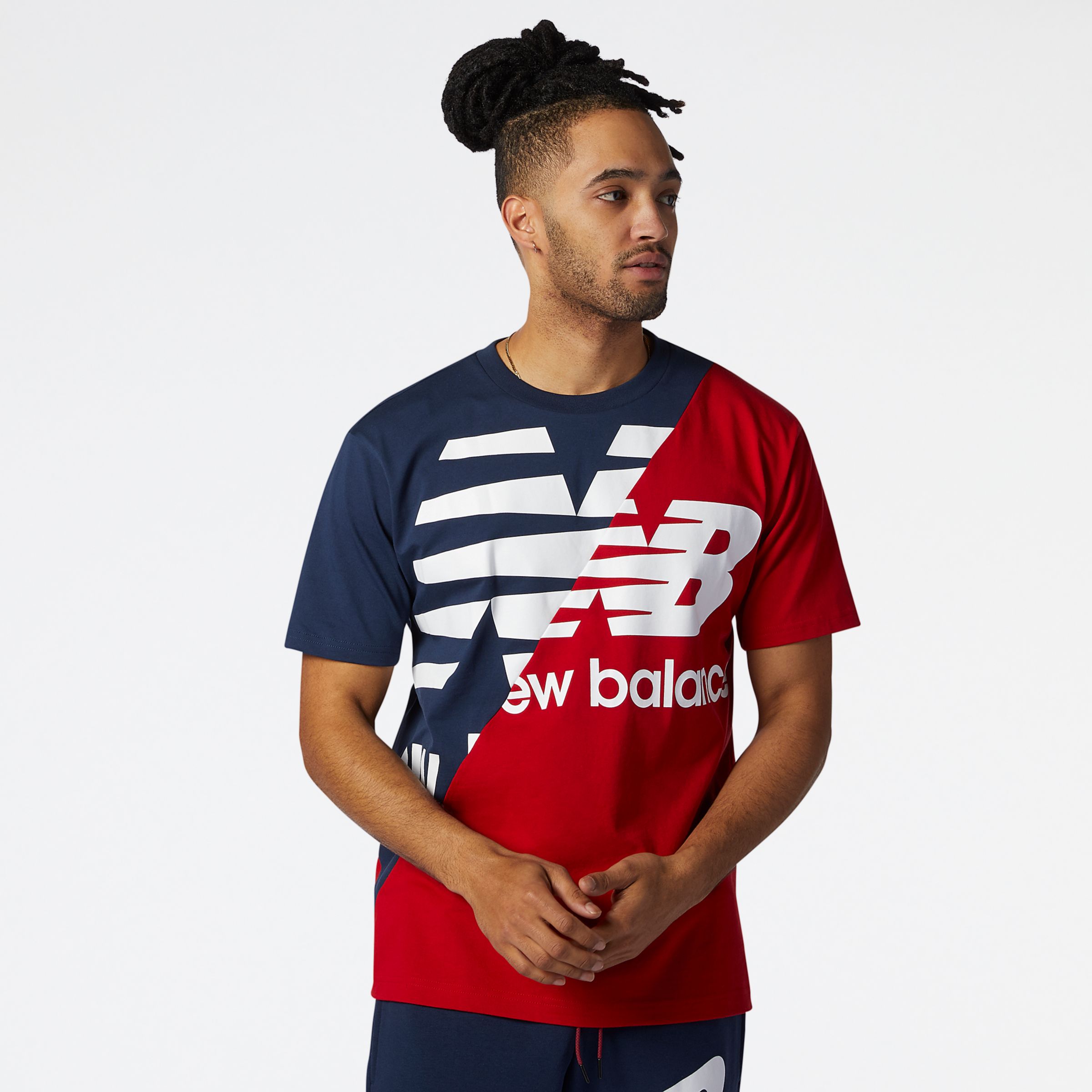 new balance red t shirt