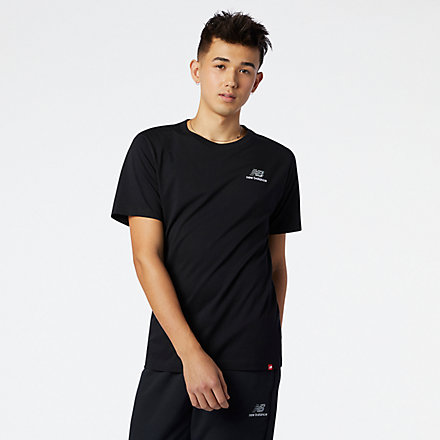 NB NB Essentials Embroidered Tee, MT11592BK image number null