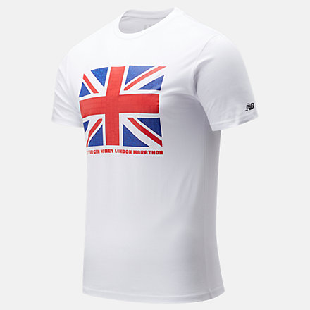NB London Edition Union Jack Graphic Tee, MT11607DWT image number null