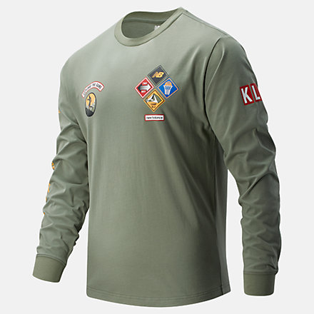 New Balance KL2 Nature of the Game Long Sleeve Graphic, MT11610CEL image number null