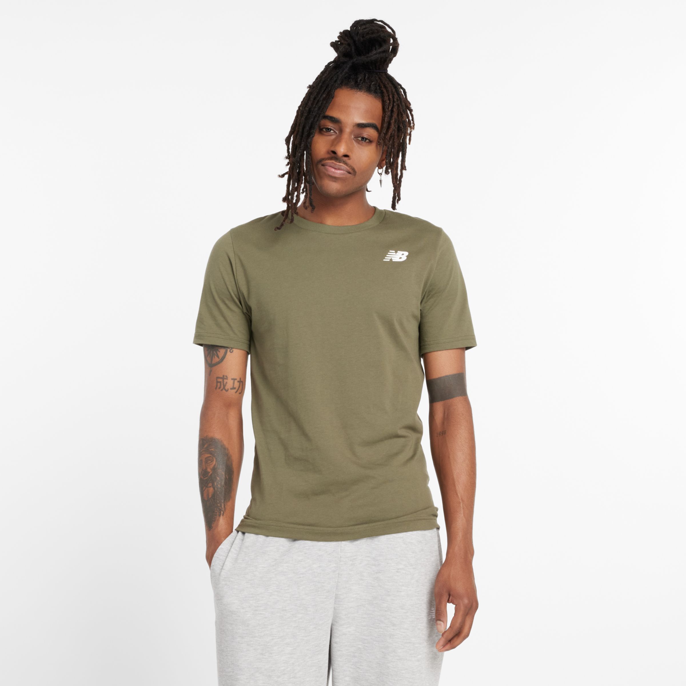 

New Balance Men's NB Classic Arch T-Shirt Green - Green