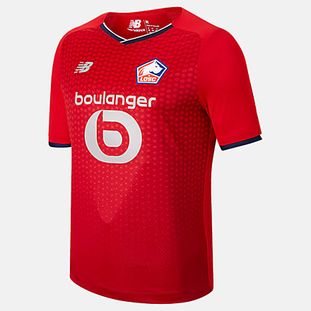 New Balance Lille LOSC Home Short Sleeve Jersey, MT130115HME image number null