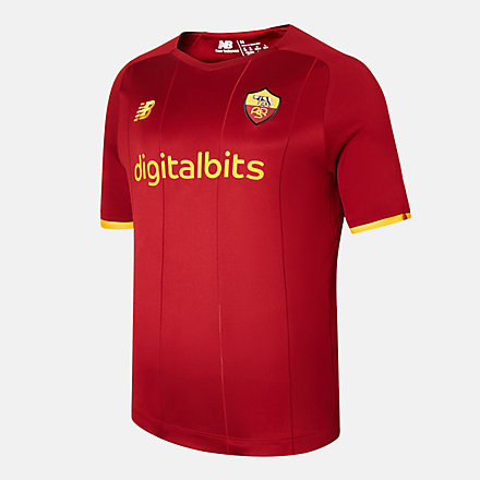NB AS Roma Home Derby Short Sleeve Jersey, MT130259HME image number null