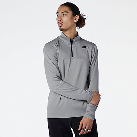 New Balance Fortitech Quarter Zip, MT13148AG image number null
