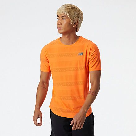 New Balance T-Shirt Q Speed Jacquard Short Sleeve, MT13277VIB image number null