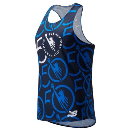 TCS New York City Marathon Printed Singlet - New Balance