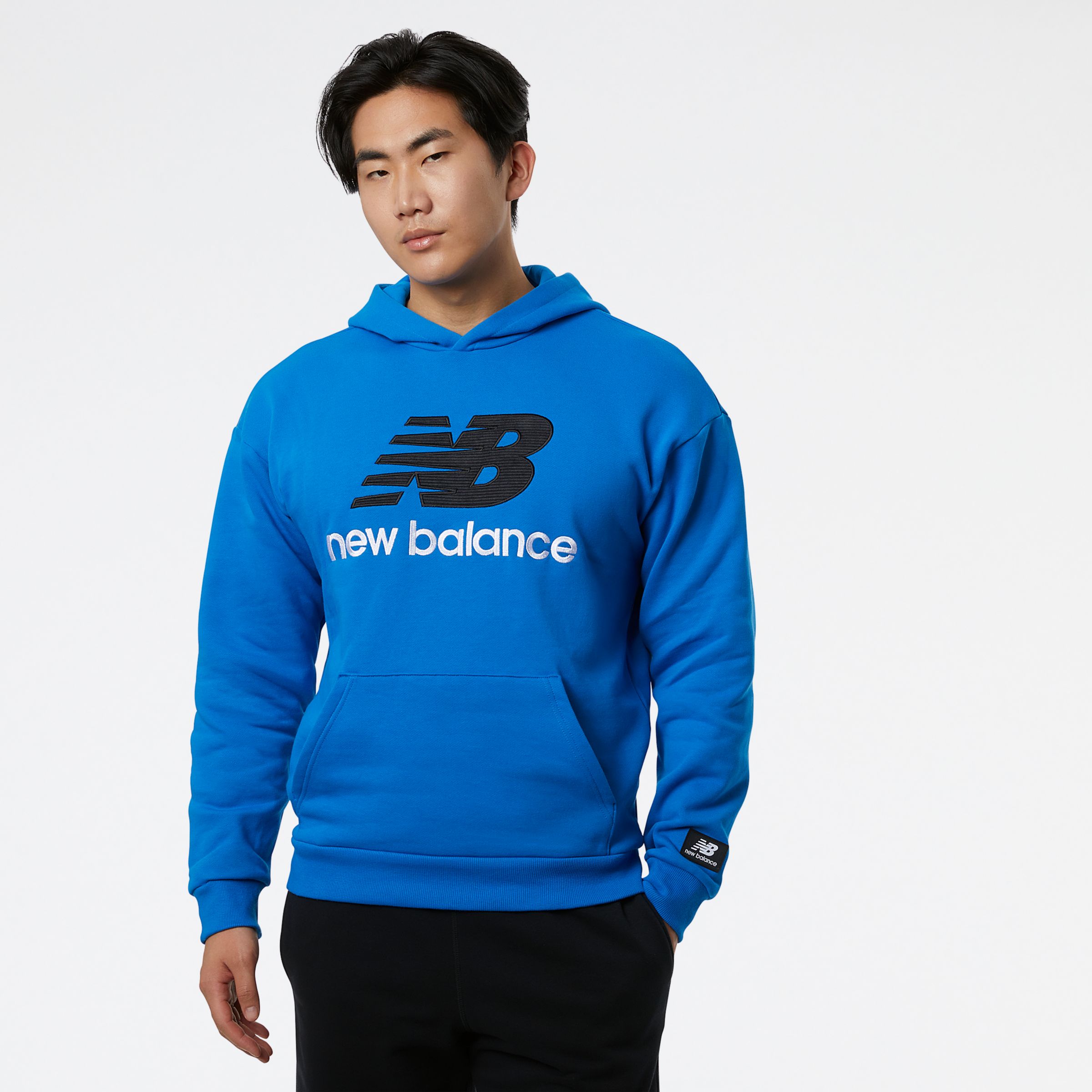 new balance blue hoodie