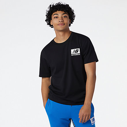 New Balance NB Essentials Winterized T-Shirt, MT13518BK image number null