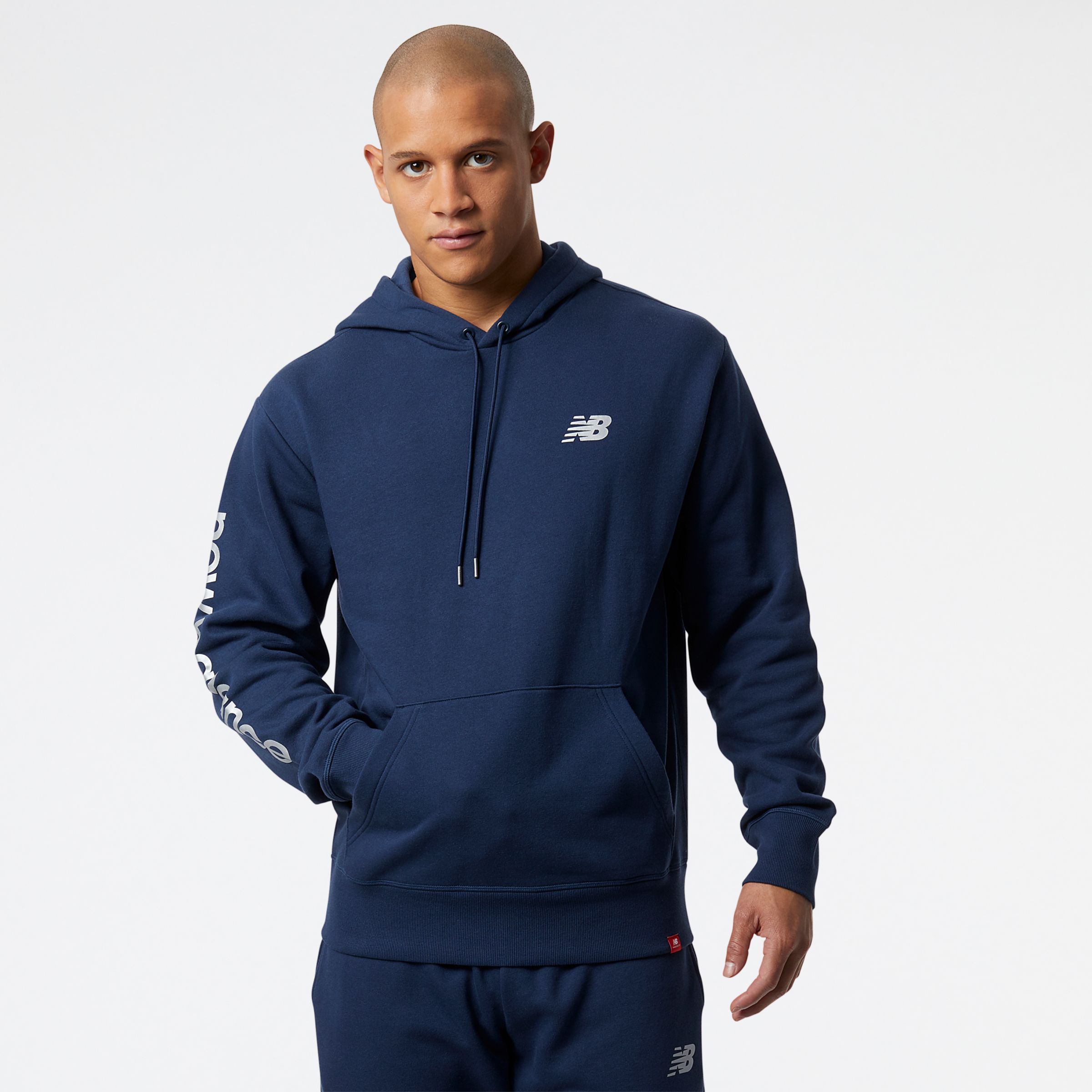 new balance blue hoodie