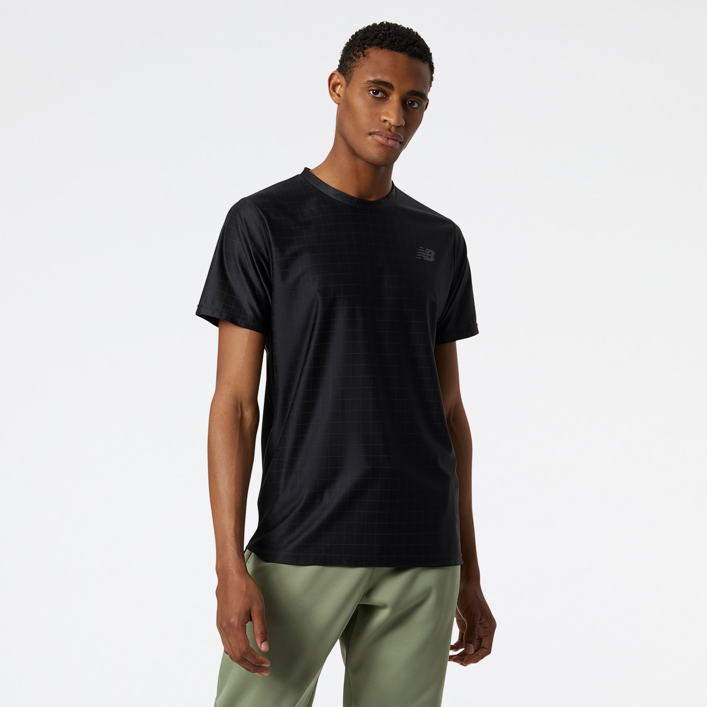 

New Balance Men's R.W.Tech Tee Black - Black