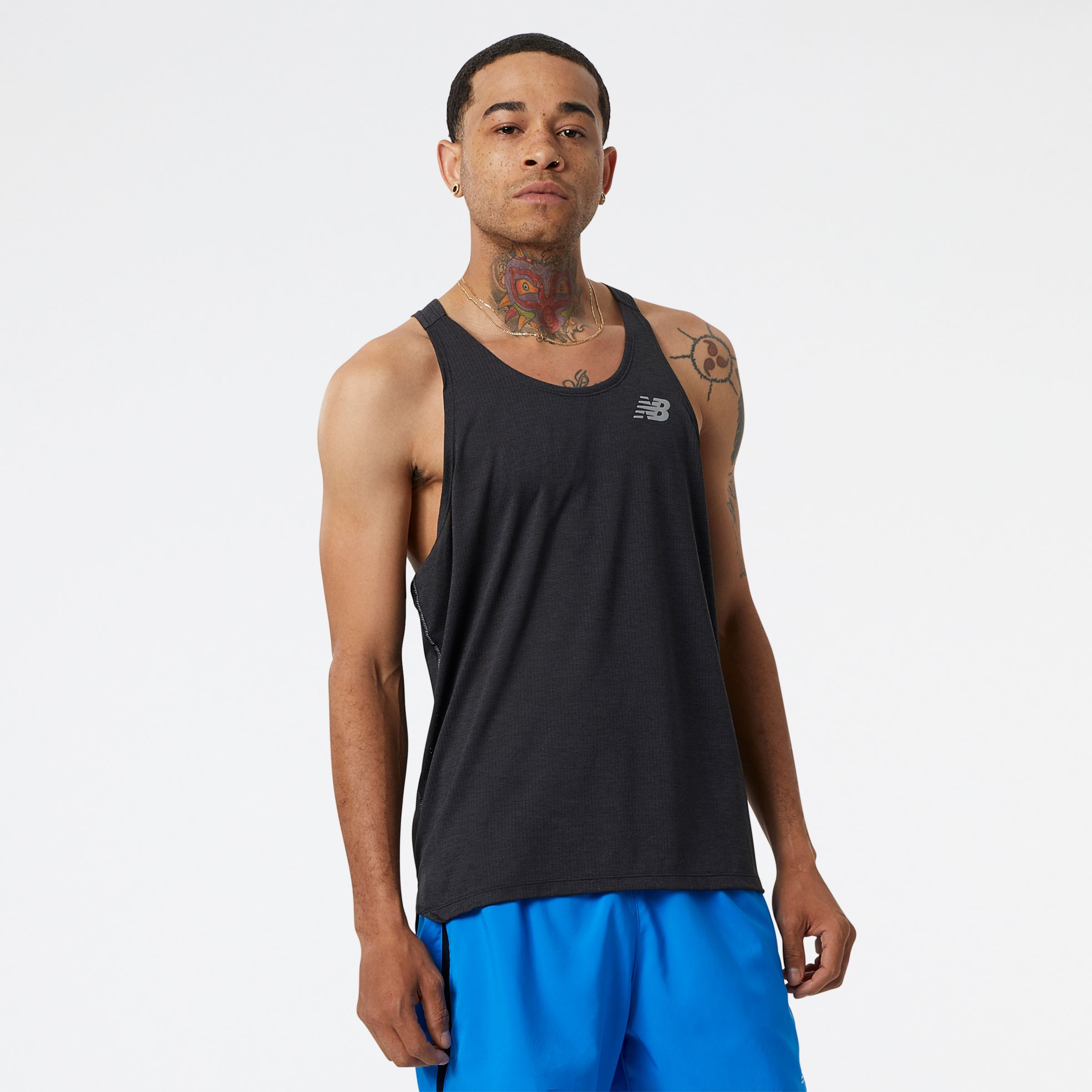 

New Balance Men's Impact Run Singlet Black - Black