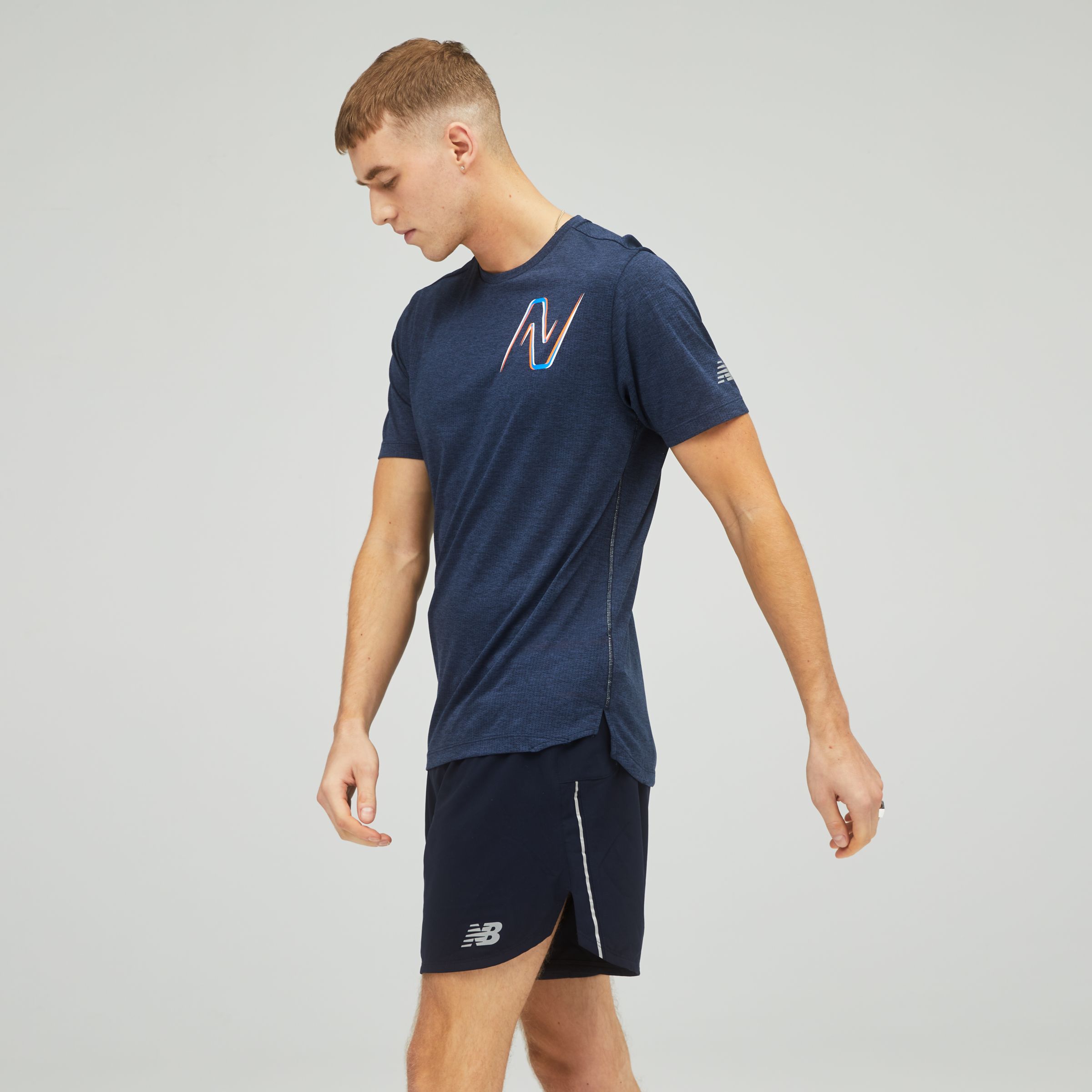 new balance impact short sleeve